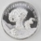 2021 Intaglio Mint Mongolian Death Worm 2oz. .999 Fine Silver