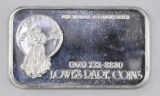Lowe's Rare Coins 1oz. .999 Fine Silver