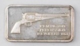 American Weapons Hall of Fame 1oz. Sterling Silver Ingot/Bar