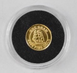 Monarch Precious Metals 1 Gram .9999 Fine Gold Round