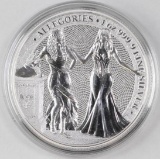 2020 Germania 5 Mark Allegories 1oz. .999 Fine Silver