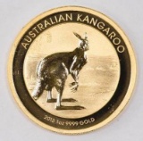 2013 Australia Kangaroo 1oz. .9999 Fine Gold