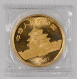 1987 China Panda 100 Yuan 1oz. .999 Fine Gold