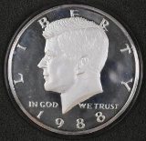 1988 Kennedy One Pound Fine Silver Round