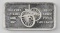 American Weapons Hall of Fame 1oz. Sterling Silver Ingot/Bar