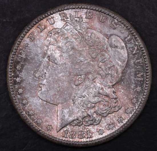 1881 S Morgan Silver Dollar.