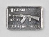 Art Bar 1 Gram .999 Fine Silver