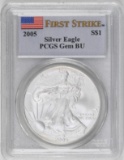 2005 American Silver Eagle 1oz (PCGS) MS69