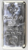 Fleur De Lis Bullion 1 Kilo (32.15oz.) .999 Fine Silver Ingot/Bar