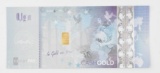 Karatpay 2016 0.1 Gram .9999 Fine Gold in Certificate