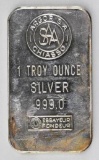 Argor 1oz. .999 Fine Silver Ingot/Bar