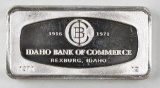 Franklin Mint - Banks - 1000 Grains - 2.0oz. Sterling Silver Ingot/Bar