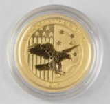 2016 $15 Australia Victory in the Pacific 1/10thoz. .9999 Fine Gold