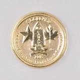 2018 $5 Canada USA/Canada 1/10thoz. .9999 Fine Gold