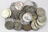 Group of (50) Washington Silver Quarters