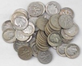 Group of (50) 1948 P Roosevelt Silver Dimes
