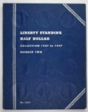 Group of (29) Walking Liberty Silver Half Dollars in Vintage Whitman Folder 1937-1947