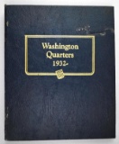 Group of (107) Washington Quarters in Vintage Whitman Album