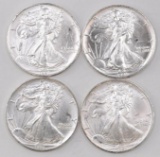 Group of (4) 1991 American Silver Eagle 1oz