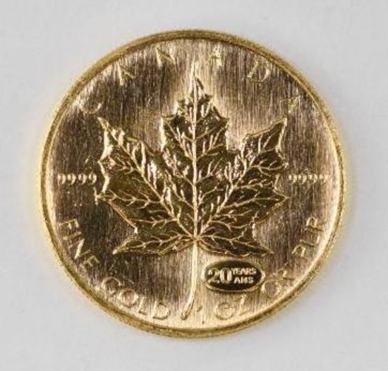 1999 $50 Canada Maple Leaf 1oz. .9999 Fine Gold