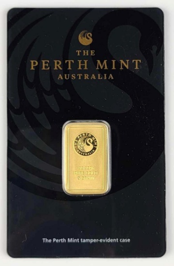 Perth Mint 5 Grams .9999 Fine Gold