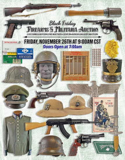 LIVE GALLERY AUCTION-Firearms and Military Auction