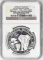 MULE Ag Counterstamp - 2015 Somali Republic 100 Shillings African Wildlife Elephant (NGC) Gem Unc