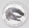 2014 Australia Saltwater Crocodile 1oz. .999 Fine Silver Round