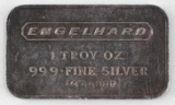 Engelhard 1oz. .999 Fine Silver Ingot/Bar