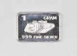 Art Bar 1 Gram .999 Fine Silver