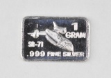 Art Bar 1 Gram .999 Fine Silver