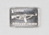 Art Bar 1 Gram .999 Fine Silver