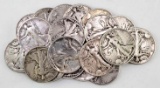 Group of (20) Walking Liberty Silver Half Dollars