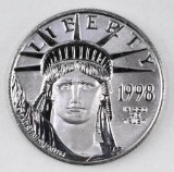 1998 $50 American Eagle 1/2oz. .9995 Fine Platinum