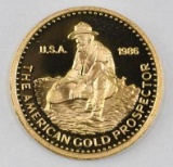 1986 Engelhard Prospector 1oz. .999 Fine Gold