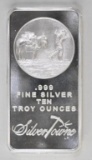 Silver Towne 10oz. .999 Fine Silver Ingot/Bar