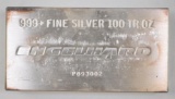 Engelhard 100oz. .999 Fine Silver Ingot/Bar