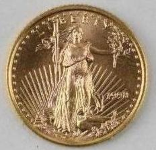 1998 $5 American Eagle 1/10thoz. .999 Fine Gold