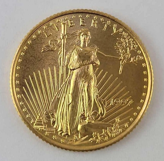 1997 $10 American Gold Eagle 1/4oz.