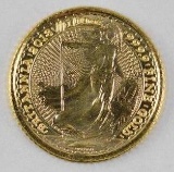 2018 Great Britain 10 Pounds Britannia 1/10thoz. .9999 Fine Gold