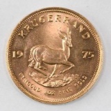 1975 South Africa Krugerrand 1oz. .999 Fine Gold