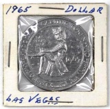 1965 Diamond Jim's Nevada Club $1.00 Gaming Token Las Vegas Nevada
