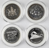 Group of (4) Canada Silver Dollars 1971, 1979, 1985 & 1986