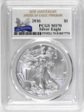 2016 American Silver Eagle 1oz. (PCGS) MS70
