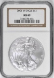2006 W American Silver Eagle 1oz. (NGC) MS69