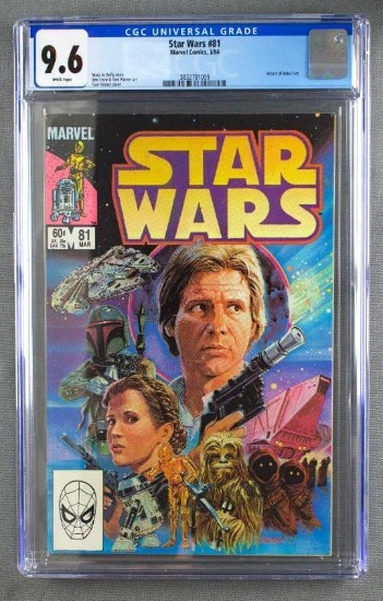 CGC Graded Marvel Comics Star Wars No. 81 Comic Book