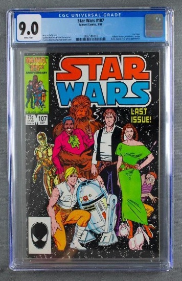 CGC Graded Marvel Comics Star Wars No. 107 Comic Book