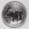 2012 $5 Wild life Series Canadian Moose 1oz. .9999 Fine Silver