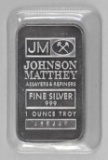 HTF Johnson Matthey 1oz. .999 Fine Silver Ingot/Bar