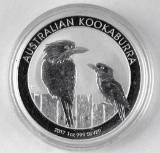 2017 Australia Kookaburra 1oz. .999 Fine Silver